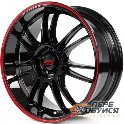 Диски Dotz Shift pinstripe red    