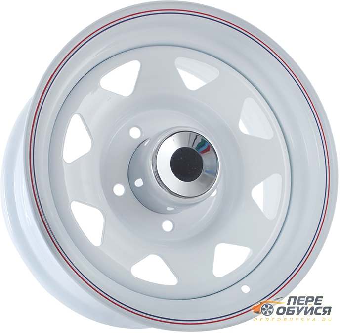Диски Grizzly SW01, цвет Shinning White With Red and Bl