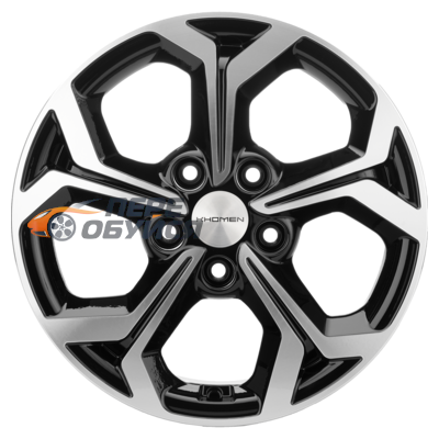 Диски KhomenWheels KHW1606, цвет BlackFP