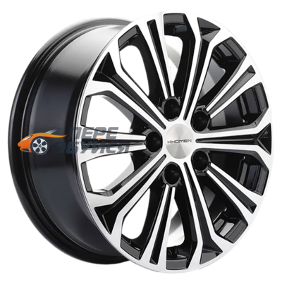 Диски KhomenWheels KHW1610, цвет BlackFP
