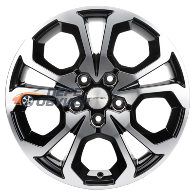 Диски KhomenWheels KHW1711, цвет BlackFP