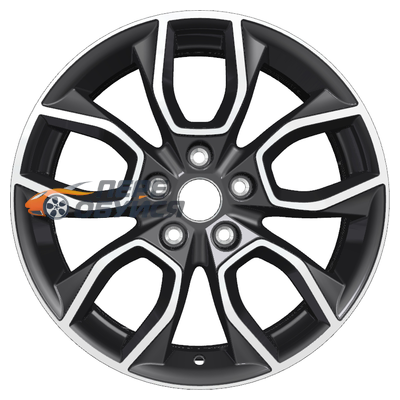 Диски KhomenWheels KHW1713, цвет BlackFP