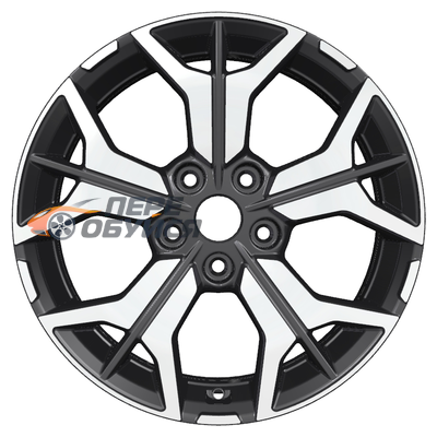 Диски KhomenWheels KHW1715, цвет BlackFP
