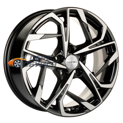 Диски KhomenWheels KHW1716, цвет Black FP