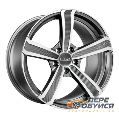 Диски OZRacing Montecarlo HLT, цвет Matt Dark Graphite Diamond Cut