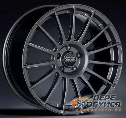 Диски OZRacing Superturismo LM, цвет Matt Graphite Silver Lettering