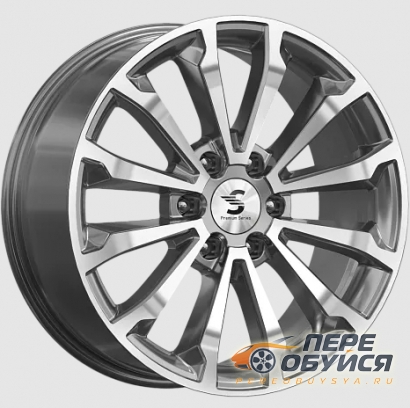 Диски Premium Series КР006, цвет Diamond gloss graphite