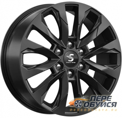 Диски Premium Series КР007, цвет Fury Black