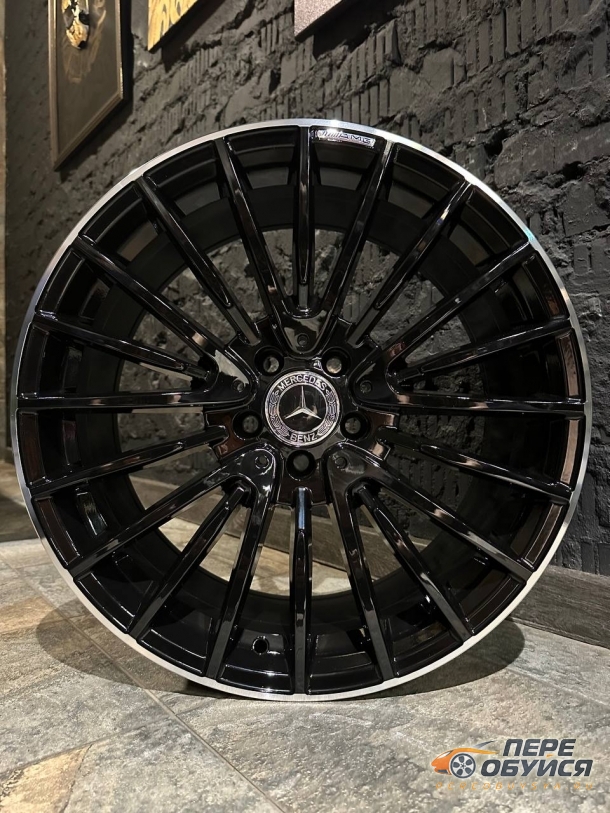 Диски Replica ST MB AMG 0235, цвет Black milling line