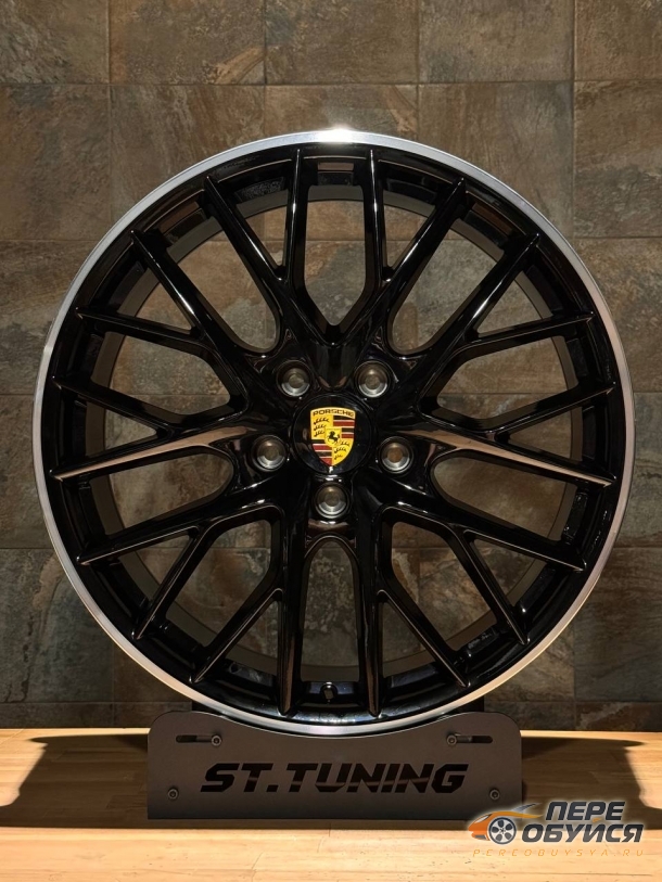 Диски Replica ST Porsche H3083F, цвет Black Lip Polish