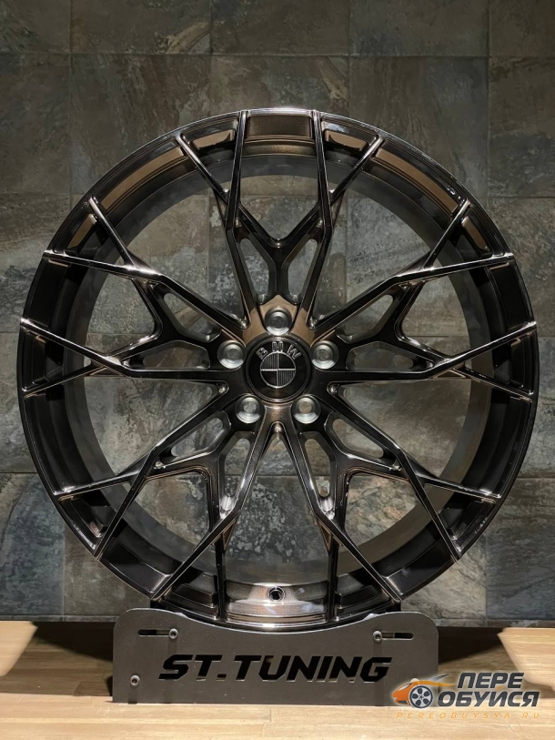 Диски ST Forged RCH BLVX, цвет Black Brushed