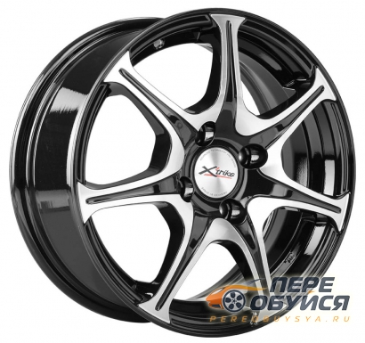 Диски X-trike X-110, цвет Черный диск с полированной лицевой поверхностью