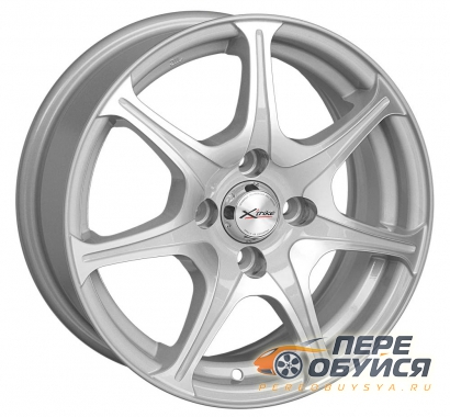 Диски X-trike X-110, цвет Серебристый диск с полированой лицевой поверхностью